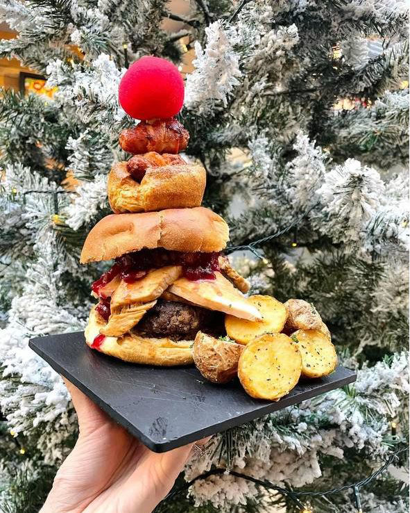 Festive burger